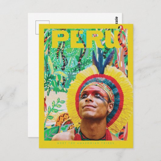 Peru Amazon Rainforest ポストカード (正面/裏面)