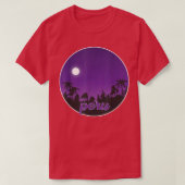 peru By night with Palms T-Shirt Tシャツ (デザイン正面)