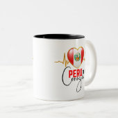Peru en mi Corazon Peruvian Pride ツートーンマグカップ (正面右)