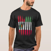 Peru Flag Italy Grown Country Flags Stripes Tシャツ (正面)