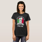 Peru Flag Italy Grown Humor Citizen Pride Tシャツ (正面フル)