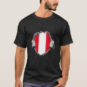 Peru flag tシャツ (正面)