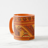 Peru Inca Craft Coffee Mug マグカップ (正面左)