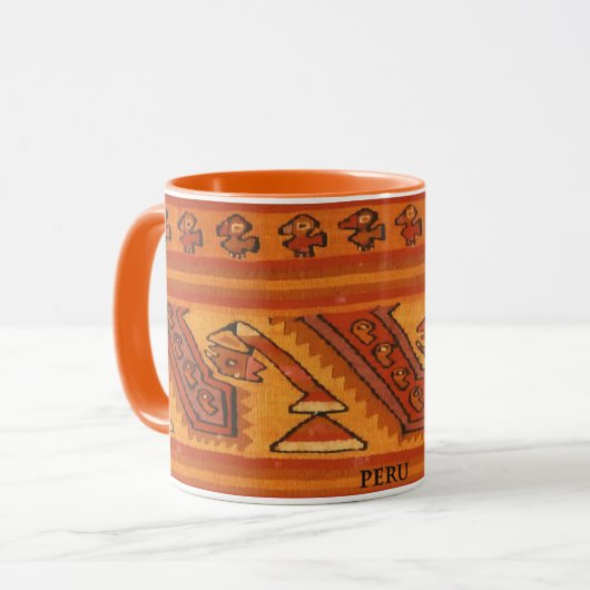 Peru Inca Craft Coffee Mug マグカップ (正面左)