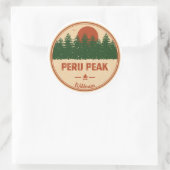 Peru Peak Wilderness Vermont ラウンドシール (バッグ)