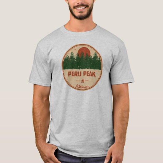 Peru Peak Wilderness Vermont Tシャツ (正面)
