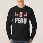 Peru Peruvian Peru Flag Peru National Animal   Tシャツ (正面)