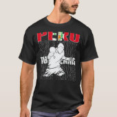 Peru Table Tennis   Support Peruvian Ping Pong Tea Tシャツ (正面)