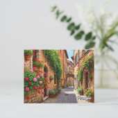 Perugia Italy Travel ポストカード (スタンド正面)