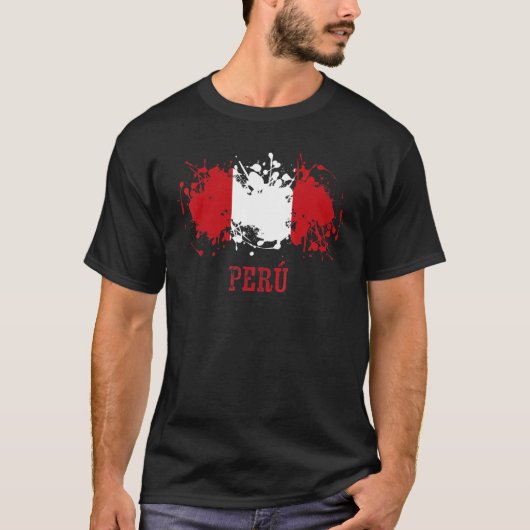 Peruvian enthusiasts for Perú and Peru Tシャツ (正面)
