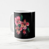 Peruvian Lily Love is the answer love mug コーヒーマグカップ (正面左)