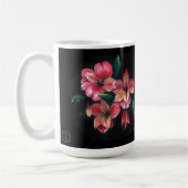 Peruvian Lily Love is the answer love mug コーヒーマグカップ (左)