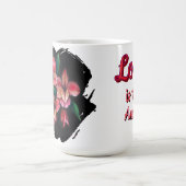 Peruvian Lily Love is the answer love mug コーヒーマグカップ (中央)