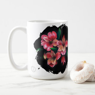Peruvian Lily Love is the answer love mug コーヒーマグカップ