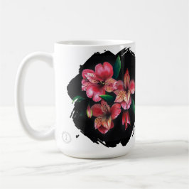 Peruvian Lily Love is the answer love mug コーヒーマグカップ