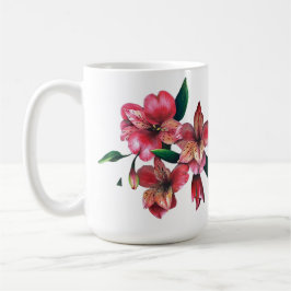 Peruvian Lily Love is the answer love mug コーヒーマグカップ