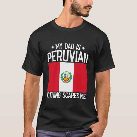 Peruvian Roots Peru Heritage For Tシャツ (正面)