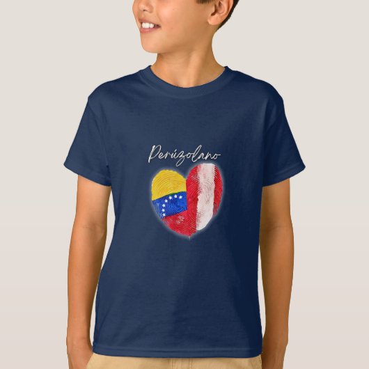 “Peruzolano” – Orgullo Perú-Venezuela Tシャツ (正面)