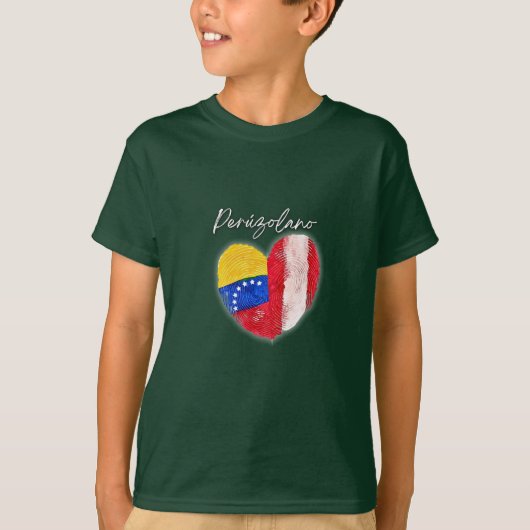 “Peruzolano” – Orgullo Perú-Venezuela Tシャツ (正面)