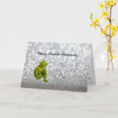 Pesach Greeting Card Happy Passover in Hebrew カード (黄色い花)