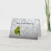 Pesach Greeting Card Happy Passover in Hebrew カード (正面)