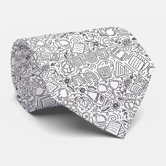Pesach Sameach Neck Tie ネクタイ (ロール)