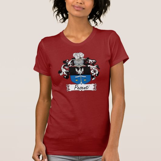 Pesentiの家紋 Tシャツ (正面)