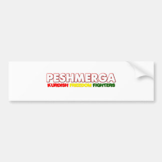 Peshmergaのクルドの自由の戦闘機 バンパーステッカー