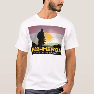 Peshmerga -地面のブーツ tシャツ