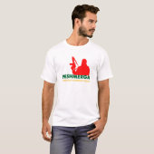 PESHMERHA -人WHOは死に直面します Tシャツ (正面フル)
