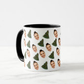Pesonalized Christmas Mug with Your Face  マグカップ (正面左)
