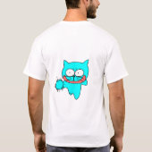 Pesoo Crazy Art Cat Tシャツ (裏面)