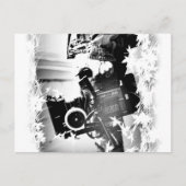 Pessoa Segurando uma câmera dslr Preta ポストカード (正面)