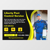 Pest カスタマイズ Rodent Controlビジネス文字写真 ウィンドウサイン (シート)