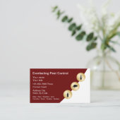 Pest 最高の Control Exterminator名刺 名刺 (スタンド正面)