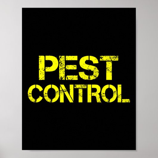 Pest Control Exterminator Halloween Costume ポスター (正面)