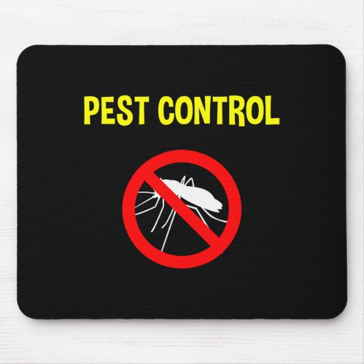 Pest Control Funny Halloween Costume Exterminator マウスパッド (正面)