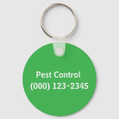 Pest Control Service  editable キーホルダー (正面)