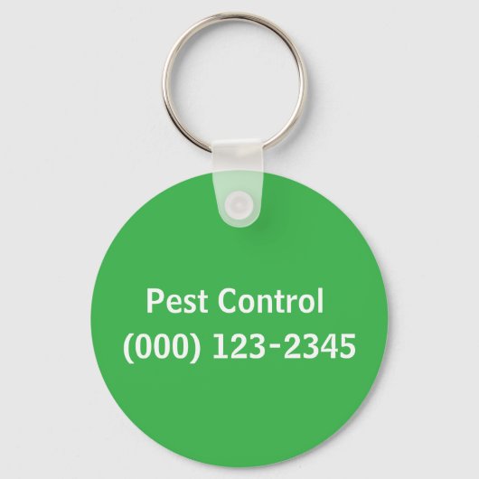 Pest Control Service  editable キーホルダー (正面)