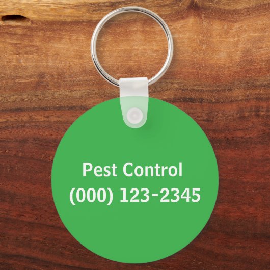 Pest Control Service  editable キーホルダー (正面)