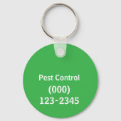 Pest Control Service  editable キーホルダー (裏面)