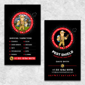 Pest control Service, Exterminator, Fumigation 名刺