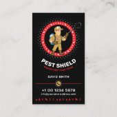 Pest control Service, Exterminator, Fumigation 名刺 (裏面)