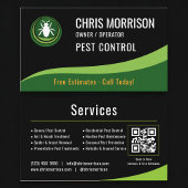 Pest Control Service QR Code 名刺