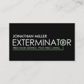 Pest Control Services - Exterminator 名刺 (正面)