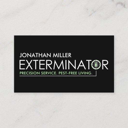 Pest Control Services - Exterminator 名刺 (正面)