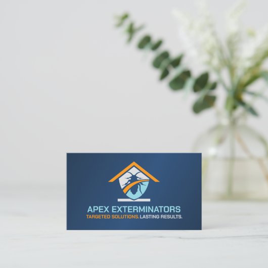 Pest Control Services - Exterminator 名刺 (スタンド正面)