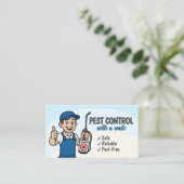 Pest Control Services - Exterminator 名刺 (スタンド正面)