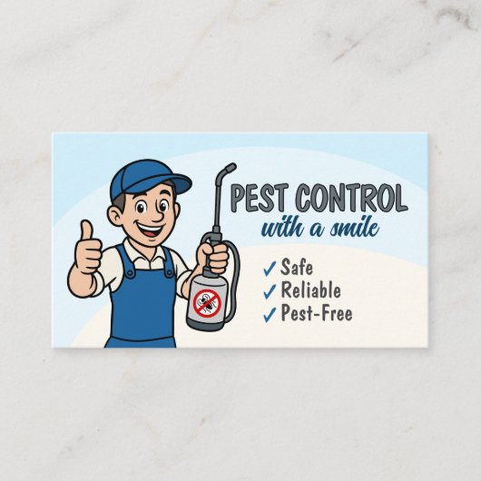 Pest Control Services - Exterminator 名刺 (正面)