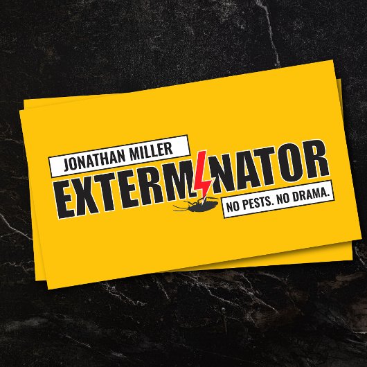 Pest Control Services - Exterminator 名刺